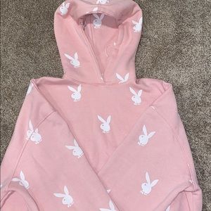 Misguided x Playboy oversized hoodie